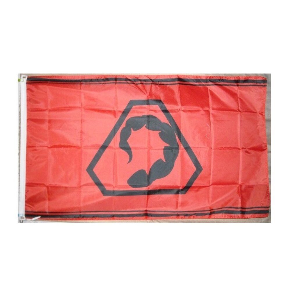 Command & Conquer Brotherhood of Nod Tiberium War 2 3'x5' red horizontal Flag